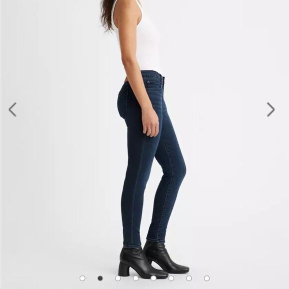 Dark Blue Skinny Jeans - Picture 3 of 11